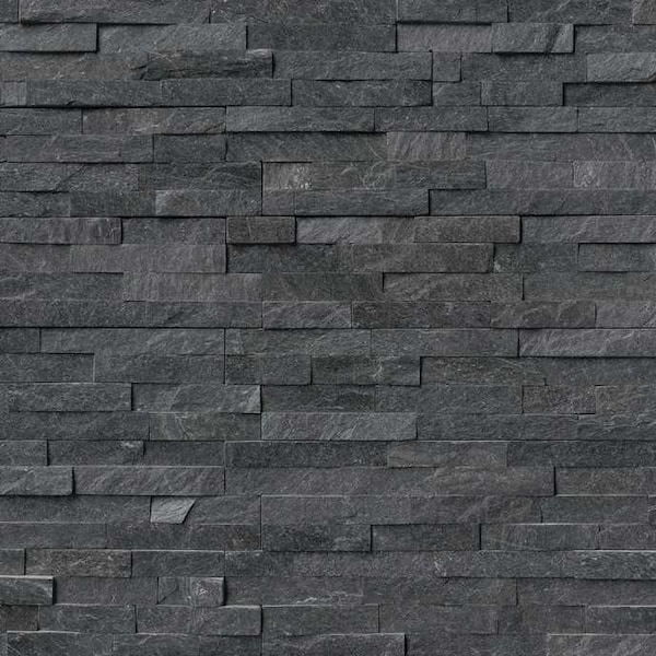 Coal Canyon Splitface Ledger Corner SAMPLE Natural Quartzite Wall Tile